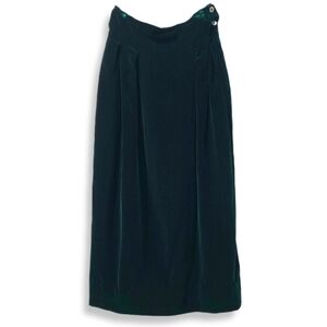 Elegant Black Midi Skirt